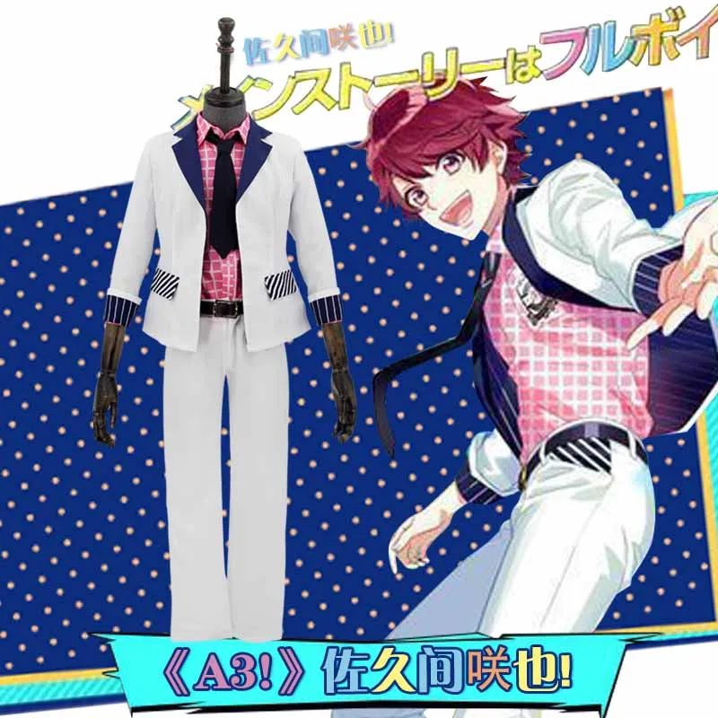 

[Stock] 2017 New Game A3!Yusuri Team Spring Figure Sakuma Sakuya SJ Uniform Halloween Cosplay Costume For Unisex Adult