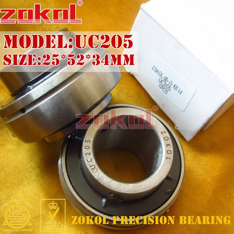 

Подшипник ZOKOL UC205 90505 опорный подшипник 25*52*34 мм