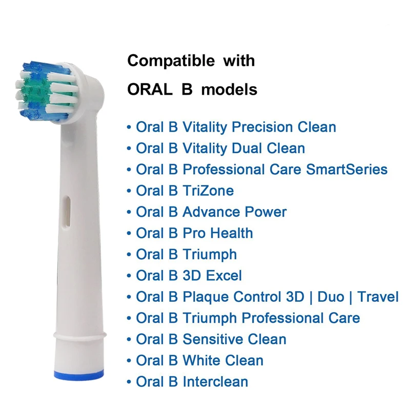 Сменные насадки для электрической зубной щетки Braun Oral vitality 8 шт | Бытовая техника
