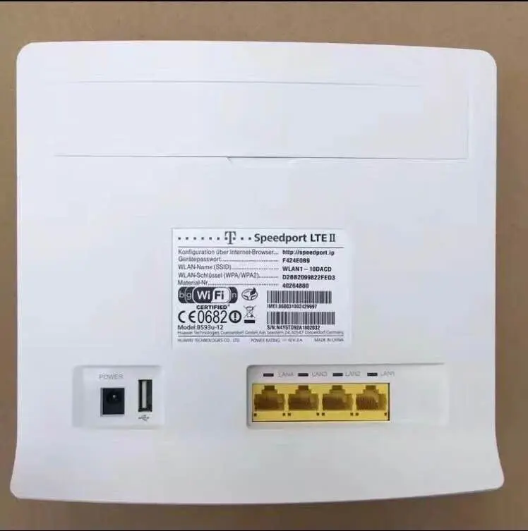 Разблокированный huawei B593 B593u-12 B593s-12+ 2 шт антенна 4 г LTE Wifi беспроводной маршрутизатор PK Hauwei B315 B890 B2000 E5186 B310