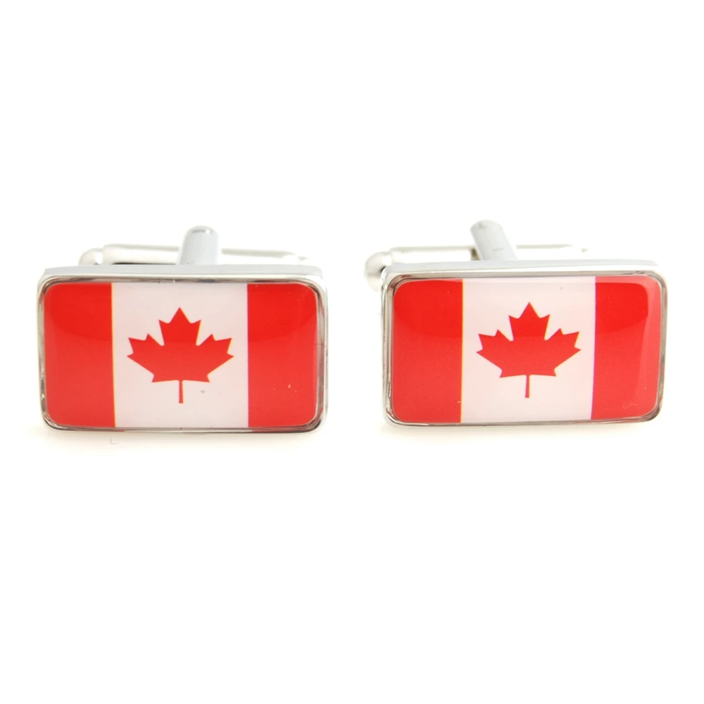 YH 1840 США Канада Италия Франция запонки с изображением флага|flag cufflinks|cufflinks cufflinksusa
