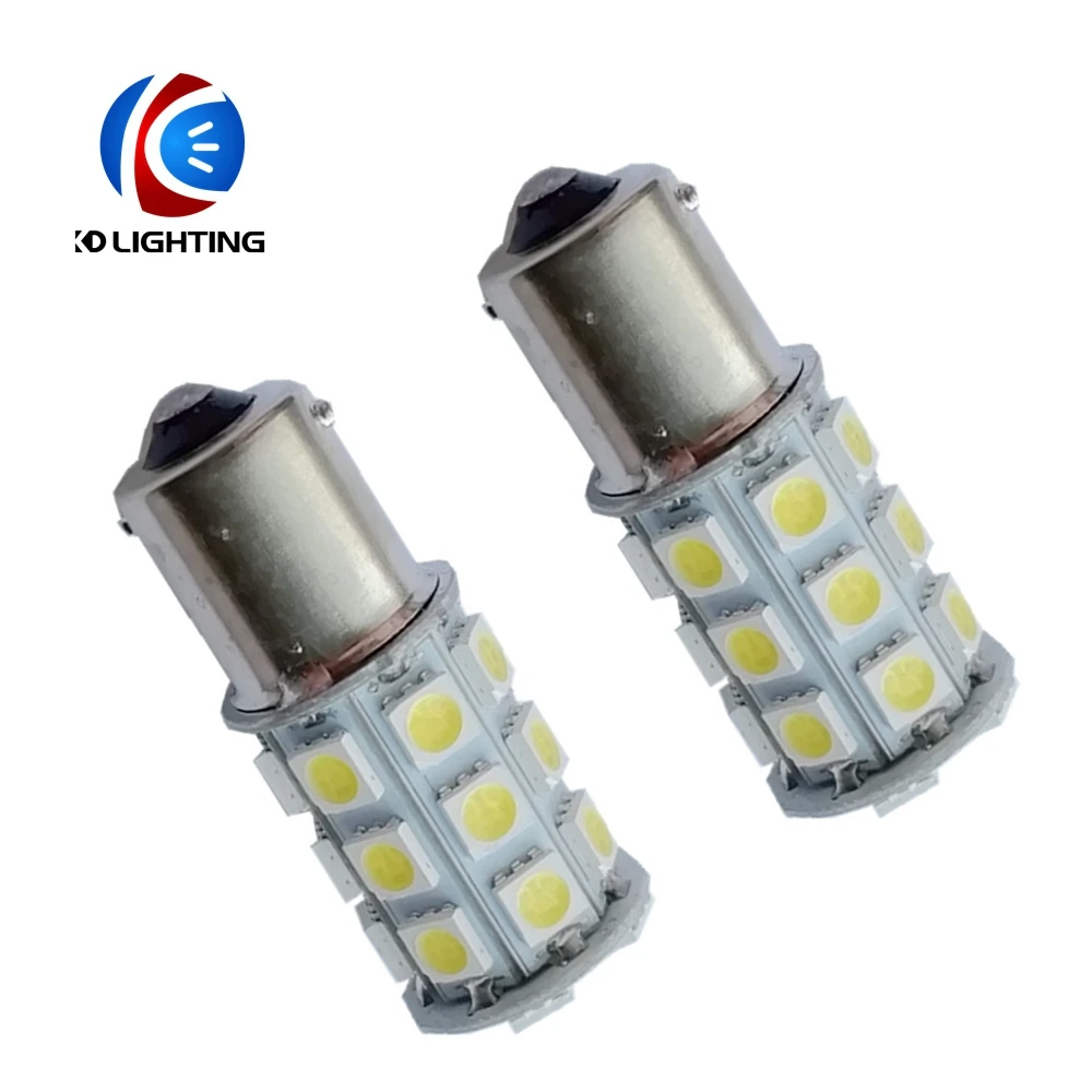 KD 100 шт./партия P21W BA15s 1156 1157 Bay15d 5050 SMD 27 светодиодный Автомобильный источник света