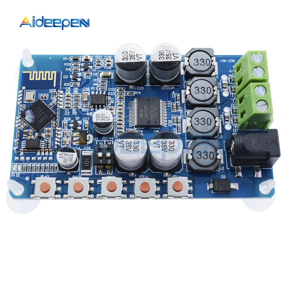 TDA7492P беспроводной Bluetooth 4 0 аудио приемник Цифровой 50 Вт + Плата усилителя 2 1