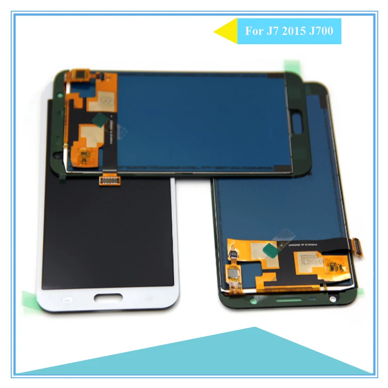 J700 ЖК дисплей для samsung Galaxy J7 2015 J700F J700M Дисплей Сенсорный экран планшета не