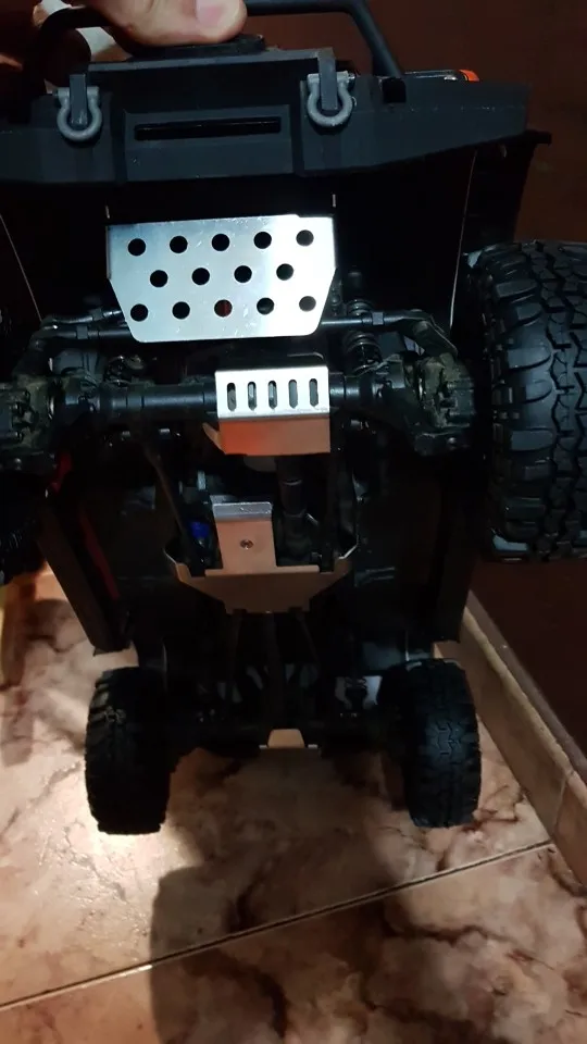 

TRX4 TRX-4 T4 Stainless Steel Front Bumper Lower+ Rear Protection + Axle + Gearbox Mount Protection Skid Plate Armor
