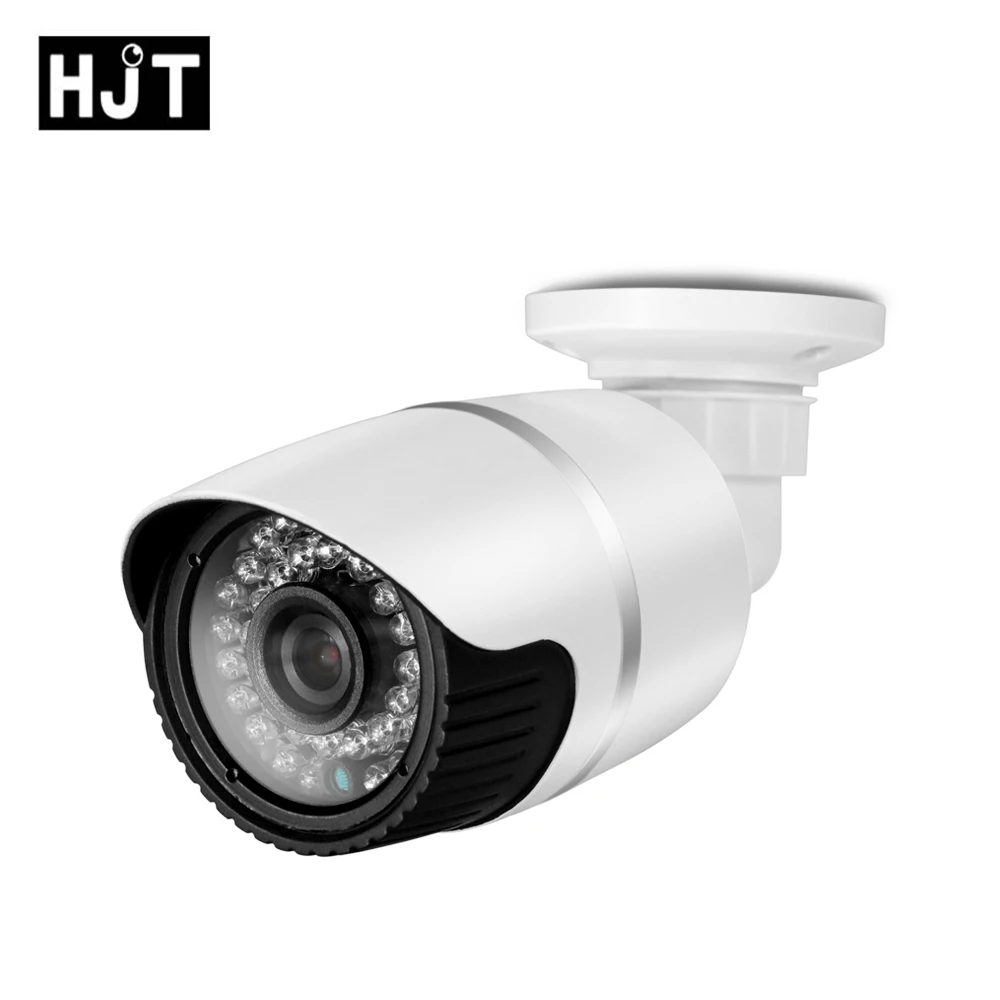 HJT 720P 1.0MP IP камера H.264 48V POE CCTV 36 IR ночное видение наружная Водонепроницаемая