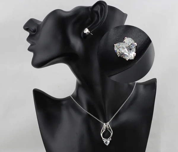 Комплект из колье и серёг с кулоном в виде крыльев Ангела | Украшения аксессуары