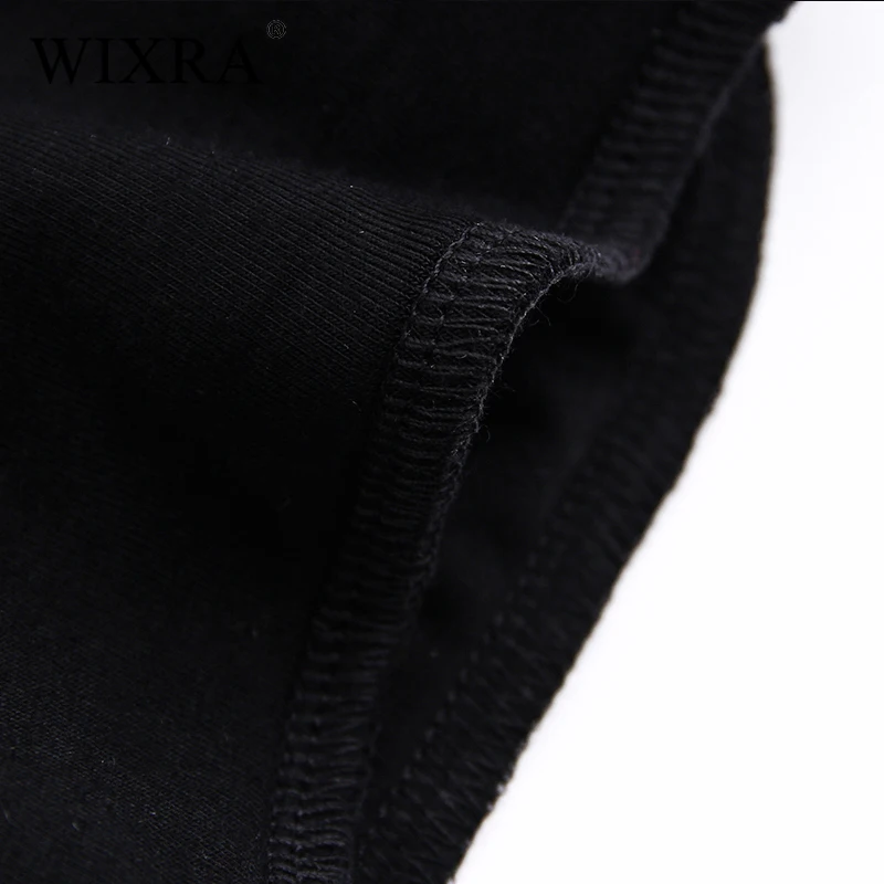 Wixra 2018 Новая летняя футболка Женская высокая хлопковая модная красная с принтом