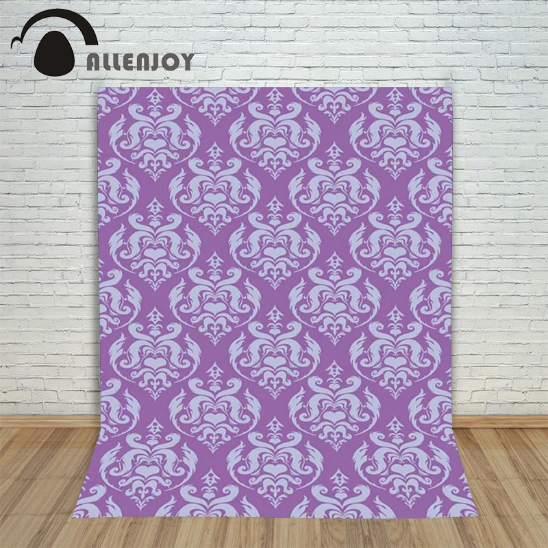 Фон для фотосъемки темно-фиолетовый Дамаст новорожденный мальчик цифровой