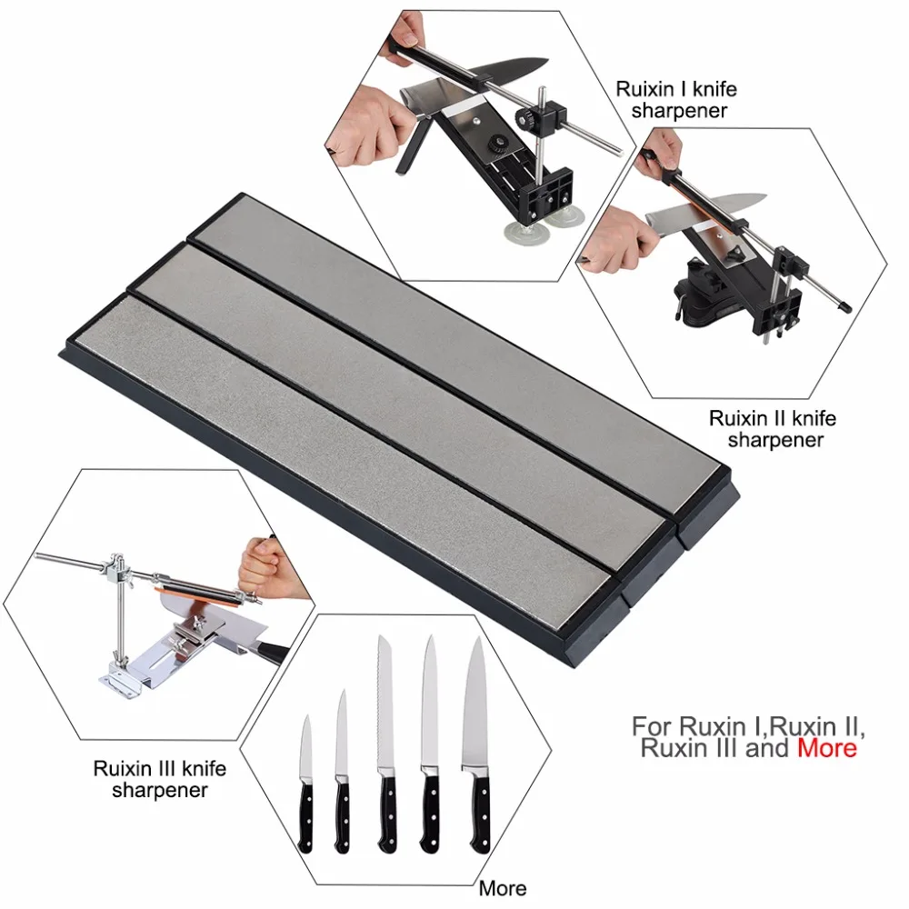 Точилка для ножей Ruixin Pro набор из 3 предметов точильные камни с алмазными краями