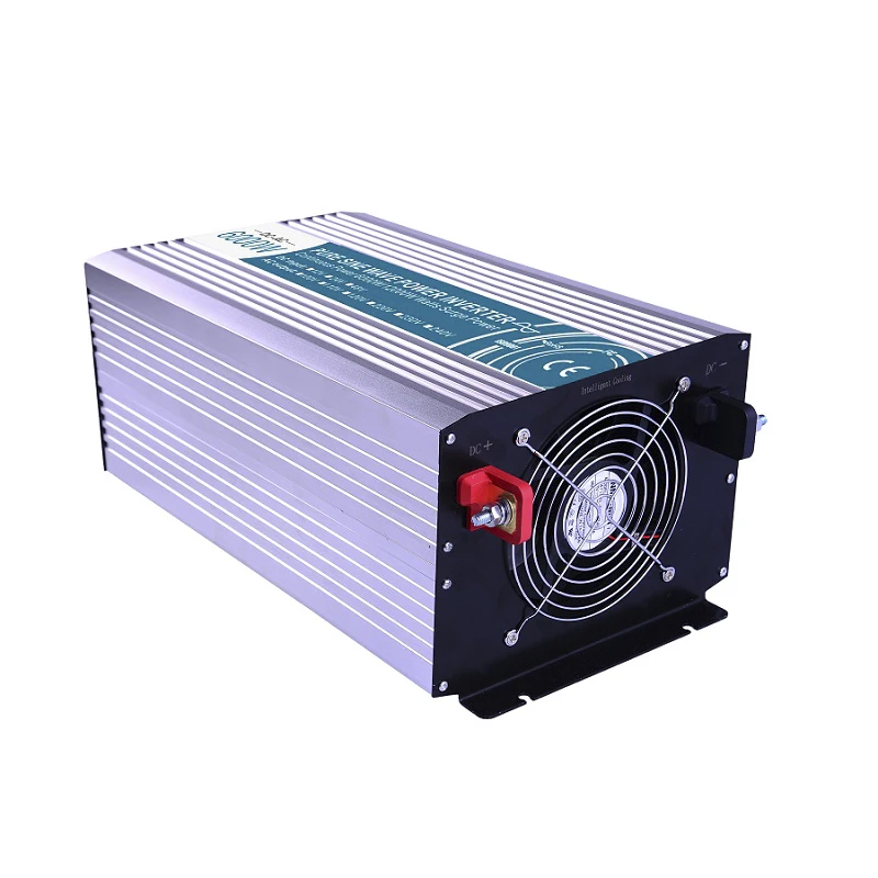 Высокого Поу 6000 Вт чистый синусоидальный инвертор DC24V/48 В к AC110V/220 решетки