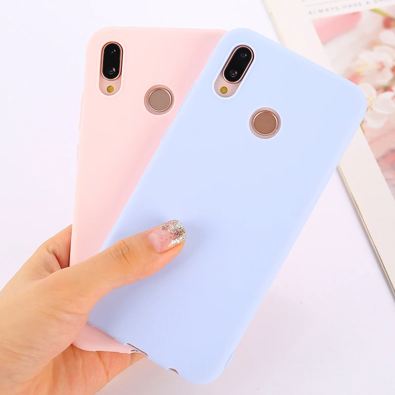 Чехол для Honor 10i Candy из мягкого ТПУ Huawei 10 Lite ударопрочный Милый матовый Силиконовый