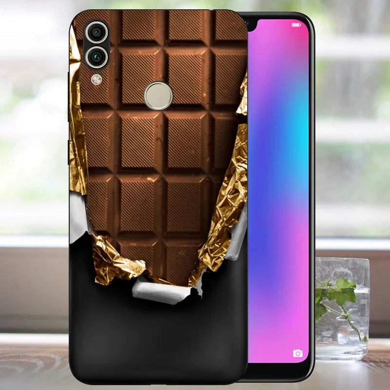 Силиконовый чехол для Huawei Honor 8C 6 26 дюйма мягкий телефона из ТПУ 8 C задняя крышка