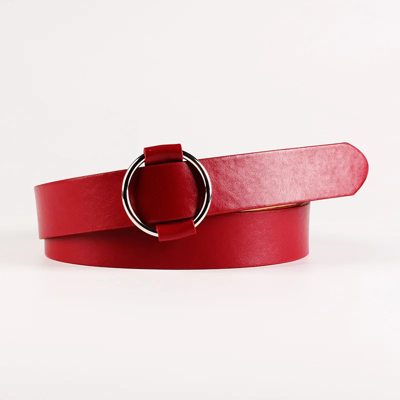 gules Прямая с фабрики, пояс, пояс для отдыха, Молодежный модный широкий пояс,, женский пояс - Цвет: gules