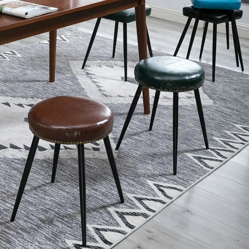 Скандинавский железный стул креативный высокий для макияжа гостиная домашний