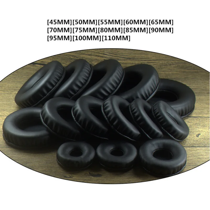 45 мм 110 из мягкой PU искусственной кожи Earpad пены амбушюры 70 100 подушки для AKG Sennheiser