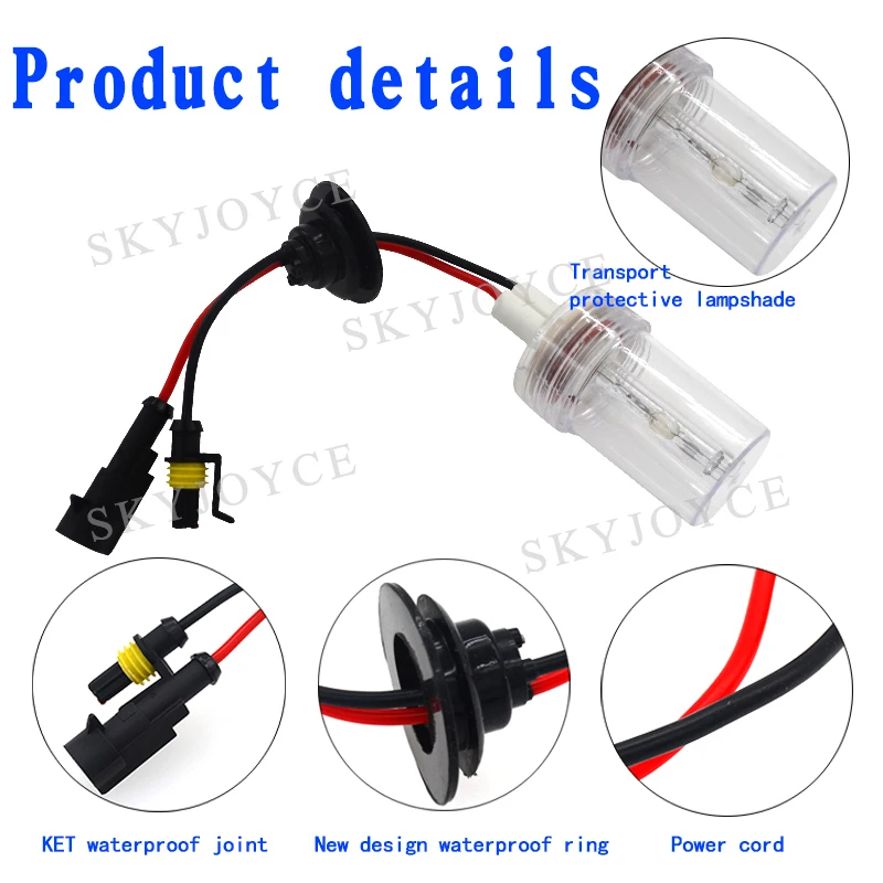 SKYJOYCE Высокая мощность 12 в 24 70 Вт HID комплект фар оригинальный DLT S7 Балласт H1 H7 H11 D2H