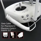 Android IOS Type C портативный пружинный кабель для передачи данных для DJI Phantom 34 PRO + Inspire 12 подходит для телефонов IPhone IPad Android