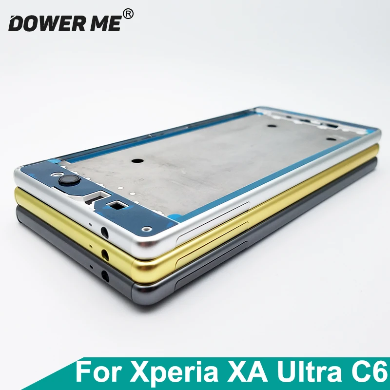 Dower Me XAU средняя рамка пластина с клейкой наклейкой для Sony Xperia XA Ultra C6 F3216 F3215 | Отзывы и видеообзор