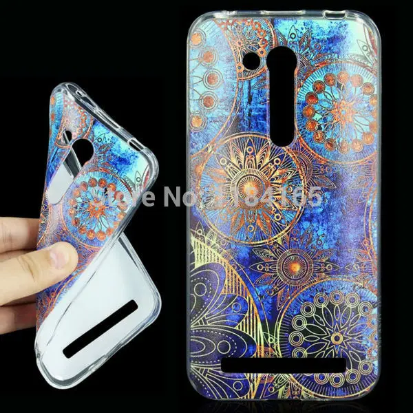 Чехол из ТПУ для ASUS Zenfone Go (4 5) ZB452KG ZB450KL с мультяшным цветом 8 узоров цветной рисунок