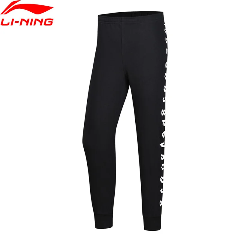 Li Ning женские BAD FIVE баскетбольные спортивные штаны 77% хлопок 23% полиэстер подкладка