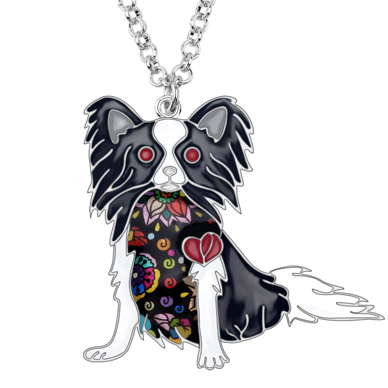 Массивное эмалированное ювелирное изделие WEVENI из сплава в виде галстука-бабочки