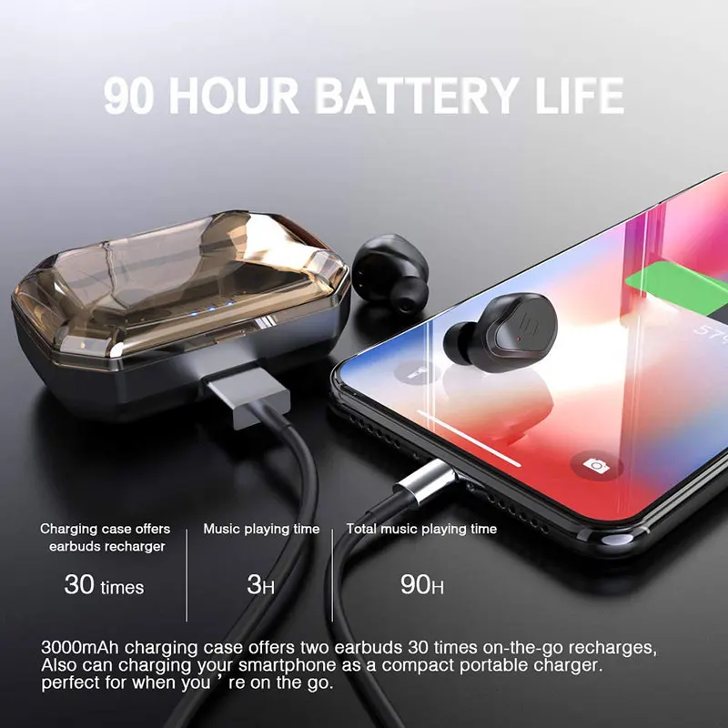 TWS-S8 Беспроводная Bluetooth-гарнитура Touch Mini новинка 5 0 спортивные наушники