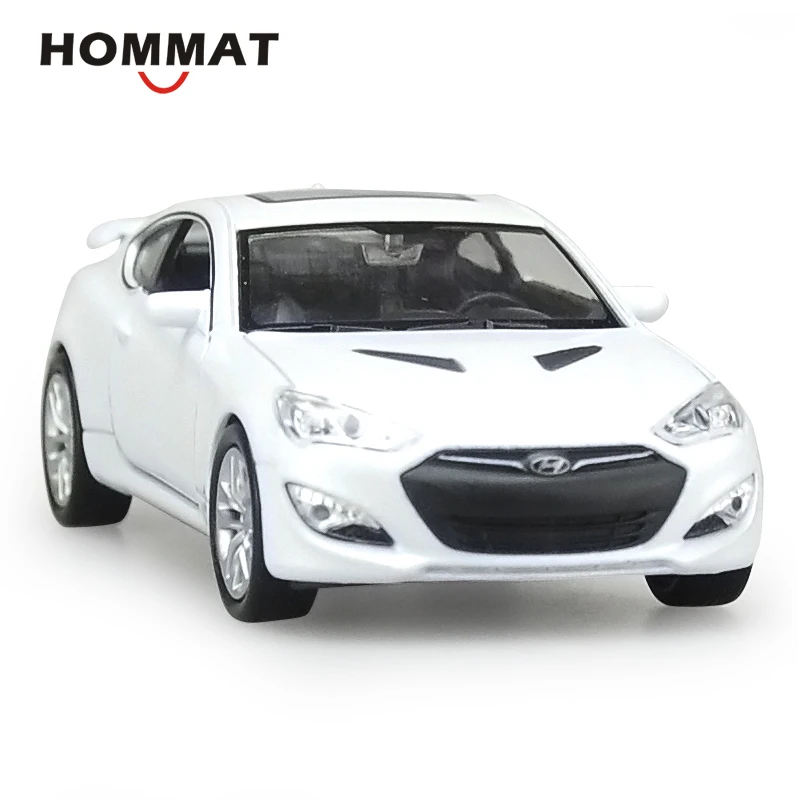 HOMMAT моделирования 1:36 Масштаб hyundai Genesis II купе модель автомобиля сплав литье под