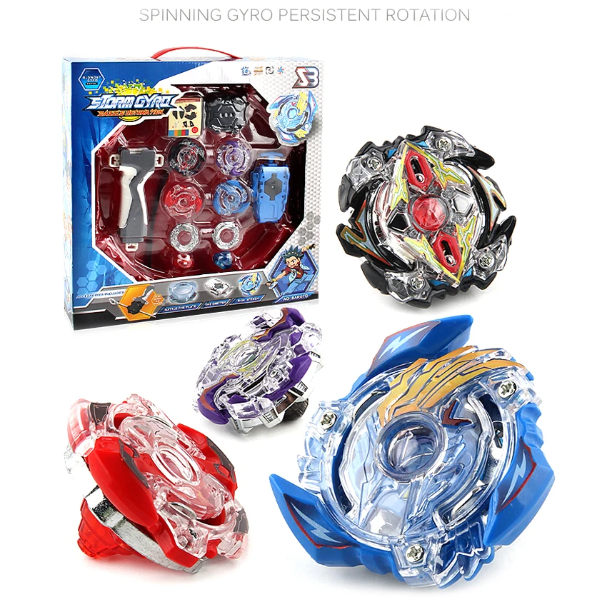 4 шт. Beyblade Metal Funsion 4D с Launcnher и ручкой спиннингом BB807D Beyblade Набор с оригинальной коробкой