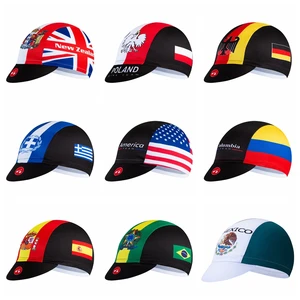 Велосипедная шапка для мужчин и женщин, кепка для шлема, для велоспорта, Польша, Бразилия, Колумбия, Испания, США, Греция, Мексика, Новая Зеландия, Германия, Канада, Великобритания, Италия, Франция