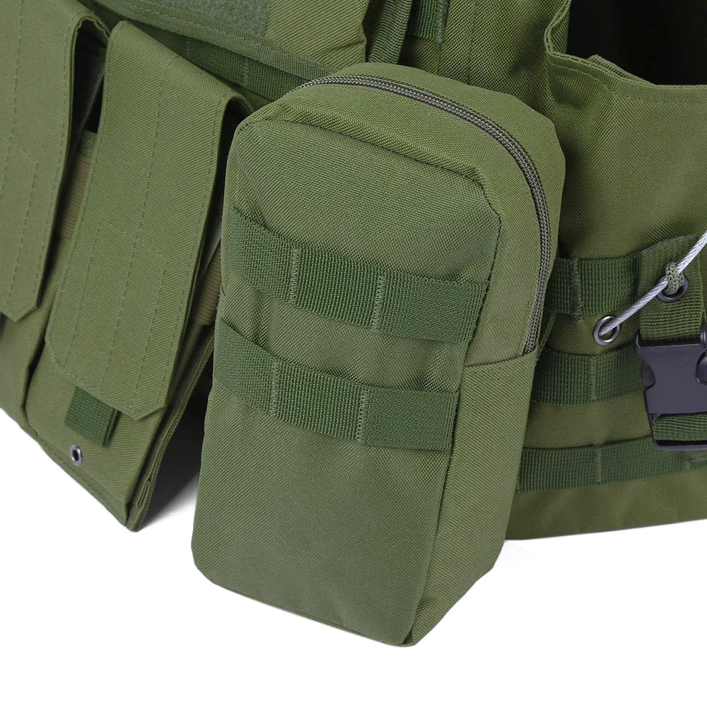 Военный тактический жилет армии Airsoft Молл жилет боевой охотничий жилет с мешком Нападение плиты Перевозчик CS открытый джунгли оборудования