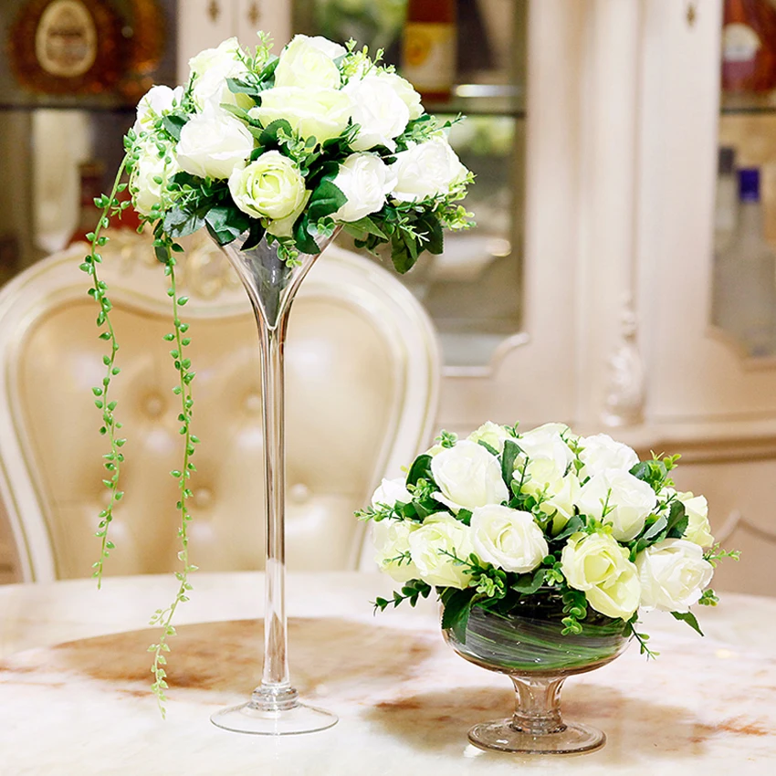

Creative Glass Vase Home Decoration Hotel Decor Flower Containers Wedding Decoration Gifts Couple