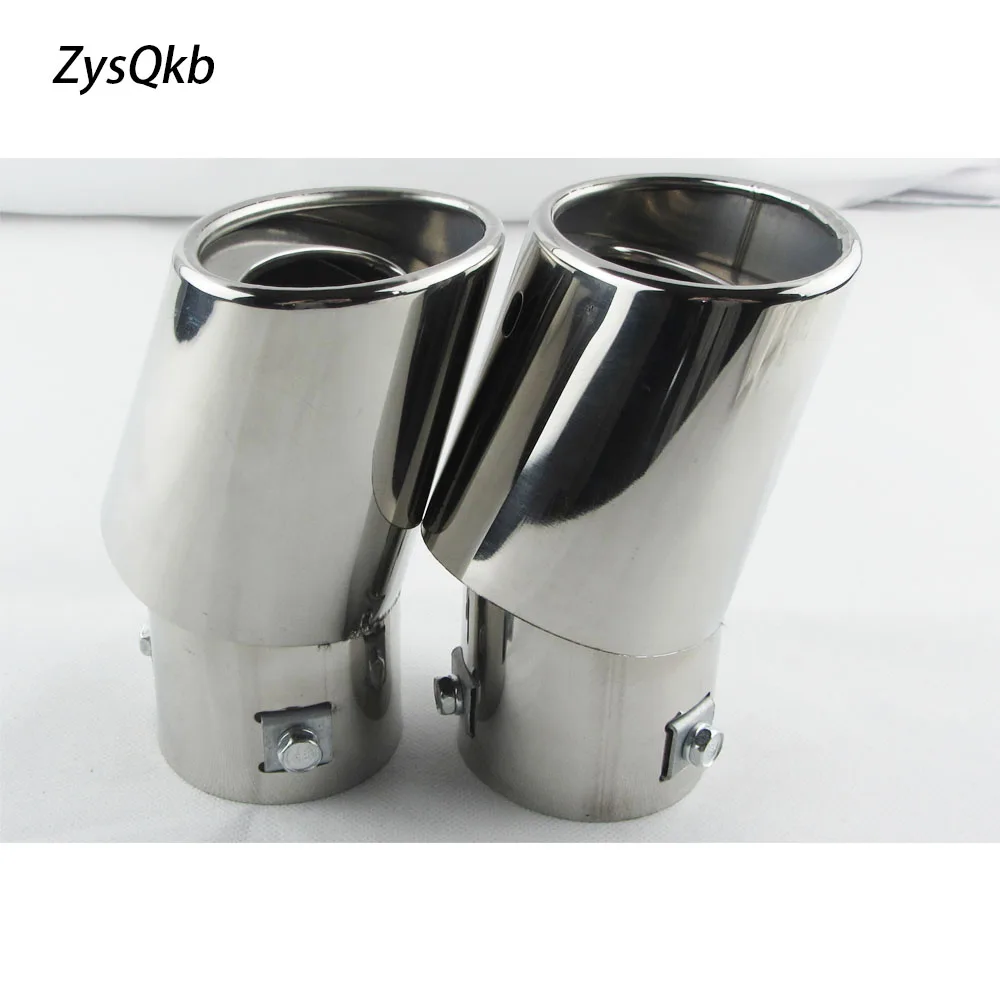 1 шт. универсальный автомобильный глушитель выхлопной трубы из нержавеющей