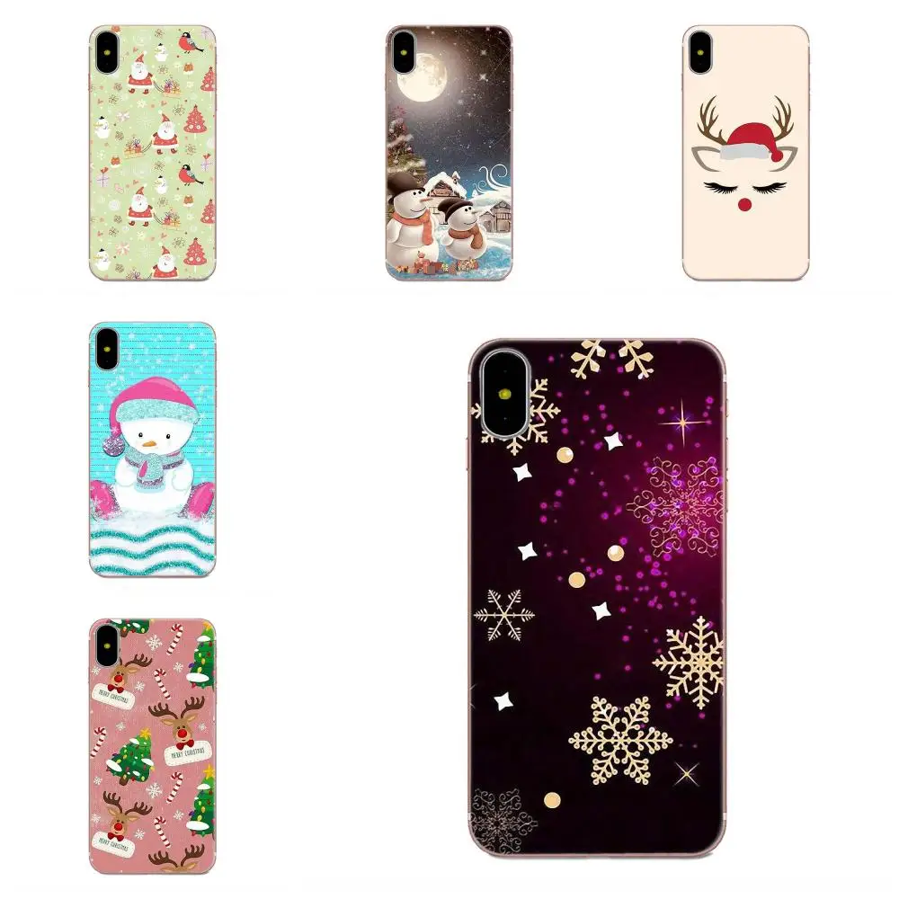 Новые чехлы для телефонов новогодние подарки Рождество Galaxy Alpha Core Note 2 3 4 S2 A10 A20 A20E