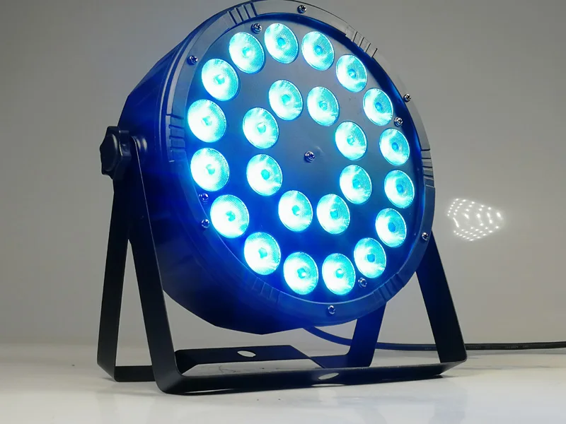 RGBW 4в1 led par Светильник s 24x12 Вт led плоский par Светильник dmx512 профессиональный сценический крашенный светильник s