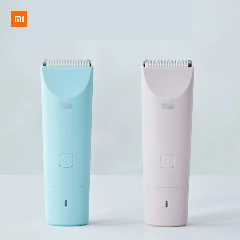 Новинка, Xiaomi Mijia Youpin Rushan, бесшумная машинка для стрижки волос, бесшумный двигатель, угловая режущая головка, IPX 7, водонепроницаемая