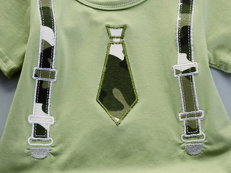 Летняя детская одежда для мальчиков камуфляжная футболка с короткими рукавами