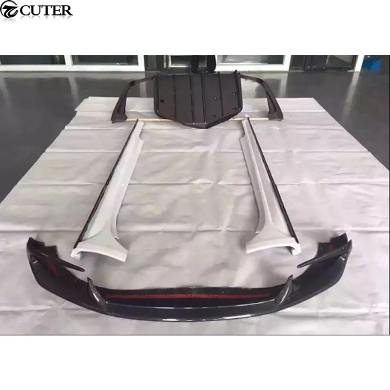 Aspec style Car body kit карбоновый передний бампер задний диффузор для губ боковая юбка