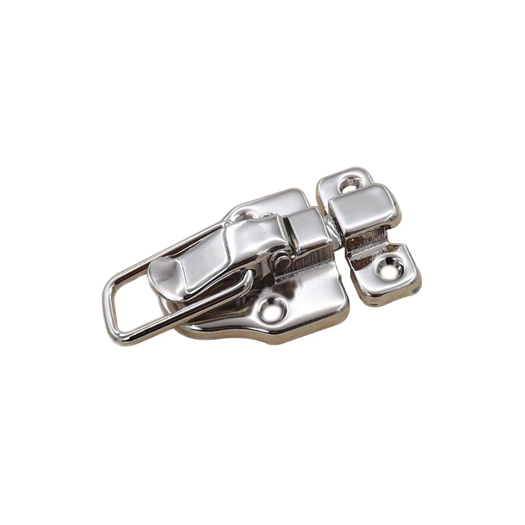 

4pc Stainless Steel Sturdy Lock Toggle Catch Suitcase / Wooden Box / Flight Case Latch Clasp Cierre de caja Boitier