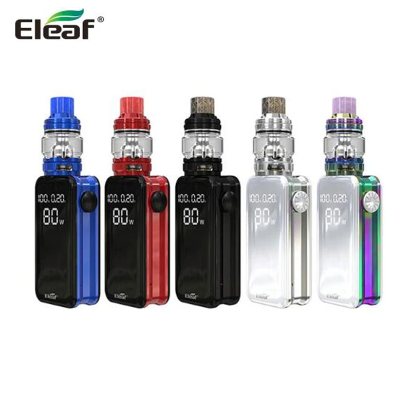 Набор для вейпа Eleaf iStick электронная сигарета мощностью 80 Вт с баком ELLO Duro и