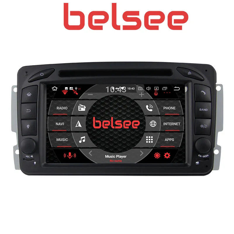 Автомагнитола Belsee Android 10 0 2 Din радио головное устройство Авторадио для Mercedes Benz CLK