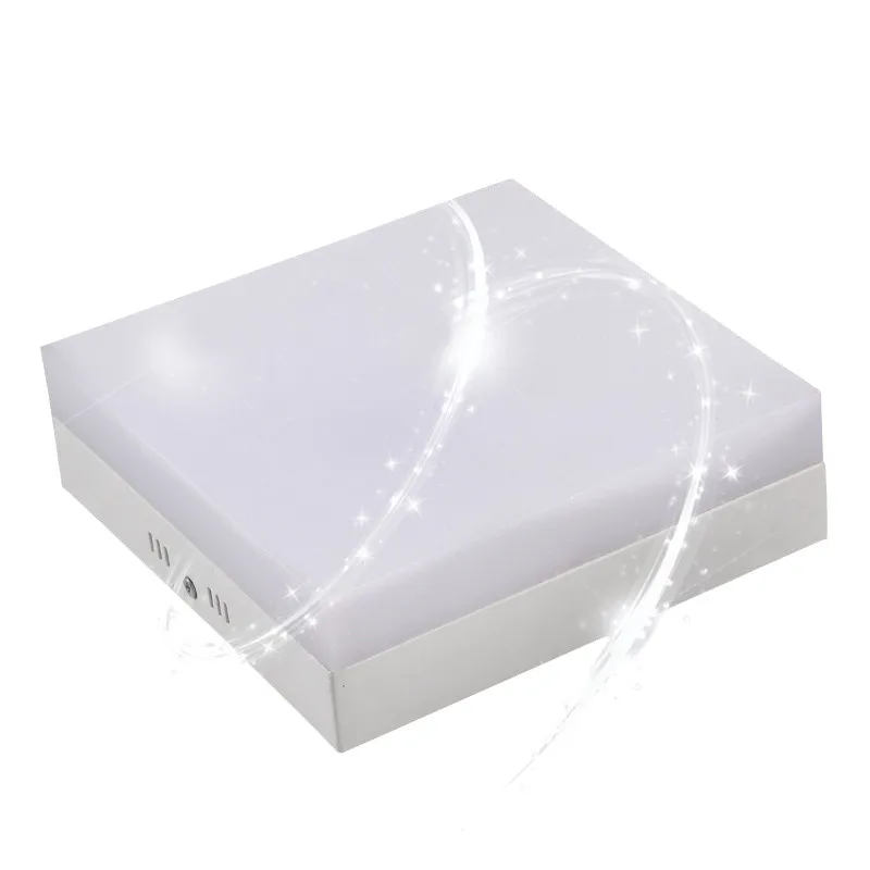 1 шт./лот квадратные светодиодные потолочные светильники 6 Вт 12 18 24 круглый