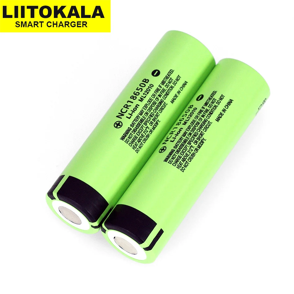 Liitokala 18650 NCR18650B литий-ионный аккумулятор 3,7 V 3400mAh для использования фонарика