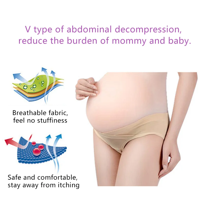 3 шт. хлопковые трусы для поддержки живота беременных женщин дышащие мужские с