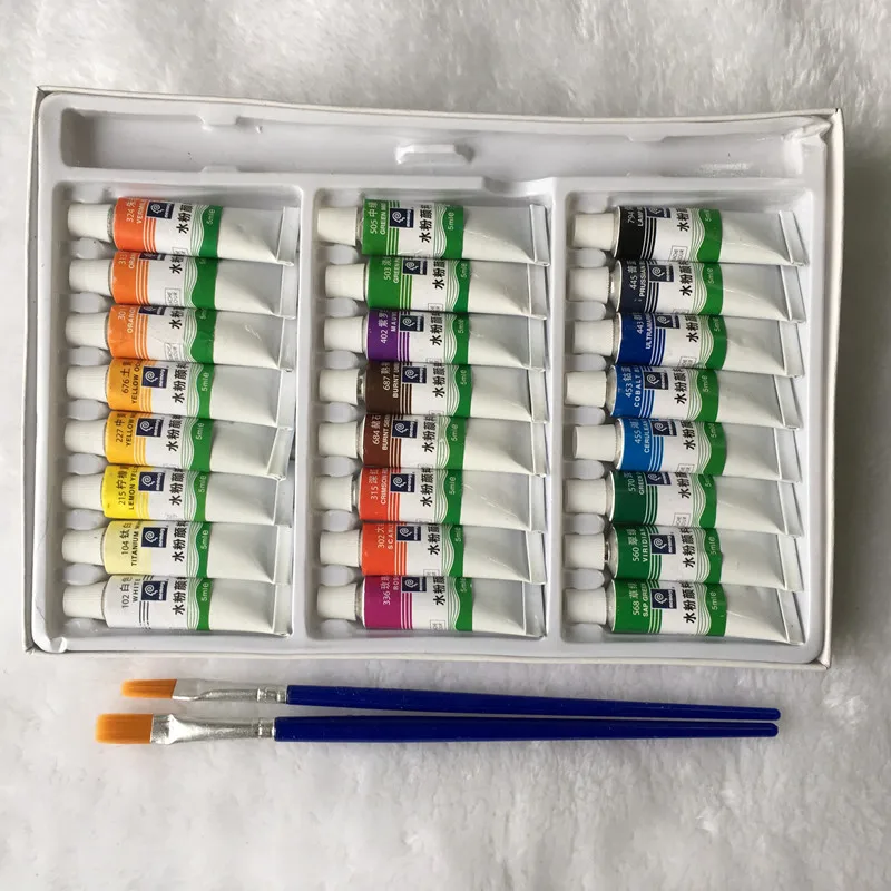 5ml*24 Pieces /Set Gouache Paint Set Watercolor Paints Professional For Artists |
