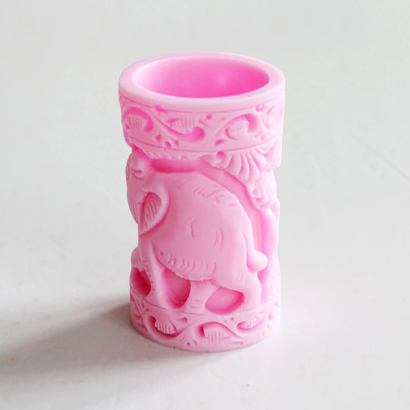 Рельефная силиконовая форма в форме слона формочка для самостоятельного