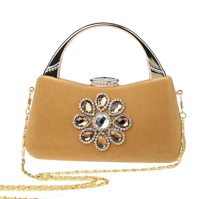 2016 Высококачественная абрикосовая дамская сумочка для банкета клатч вечерняя