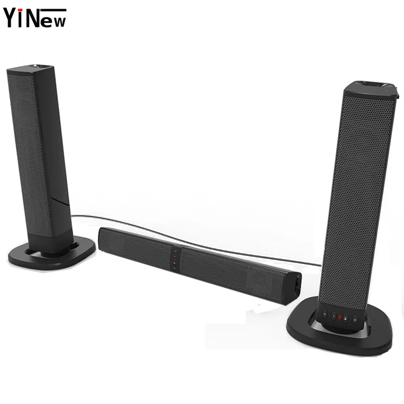 Bluetooth звуковая панель ПК ТВ 20 ватт колонки компьютеры 2 1 USB AUX Mp3 музыкальный плеер