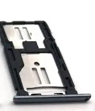 Gray Лоток со слотом для сим-карты держатель для карт для zte BA610 Blade A610 A 610 мобильный телефон 5,0" - Цвет: Gray