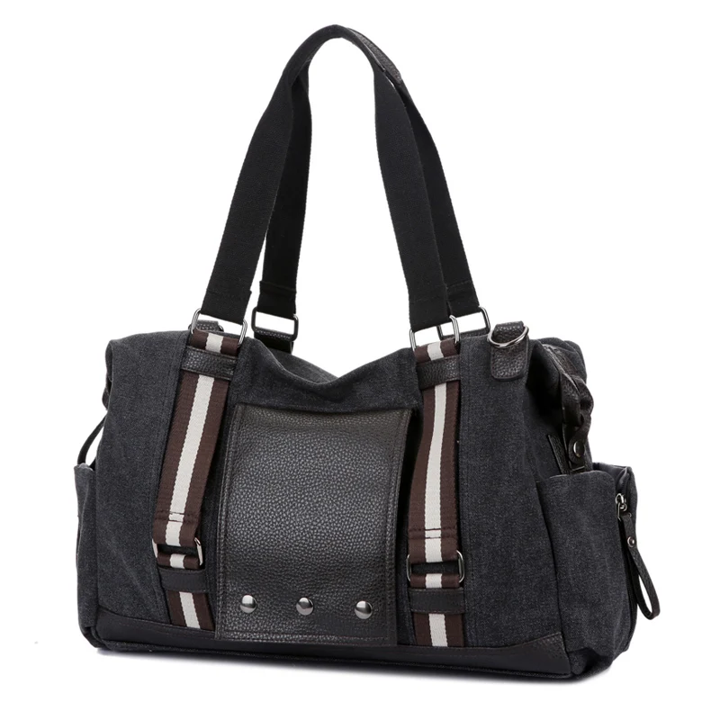 Large Capacity Casual Men's Canvas Bag Fashion Wild Travel Bag Personality Classic Shoulder Messenger Bag